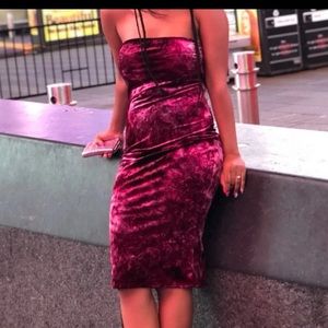 fashion nova tube dress size medium